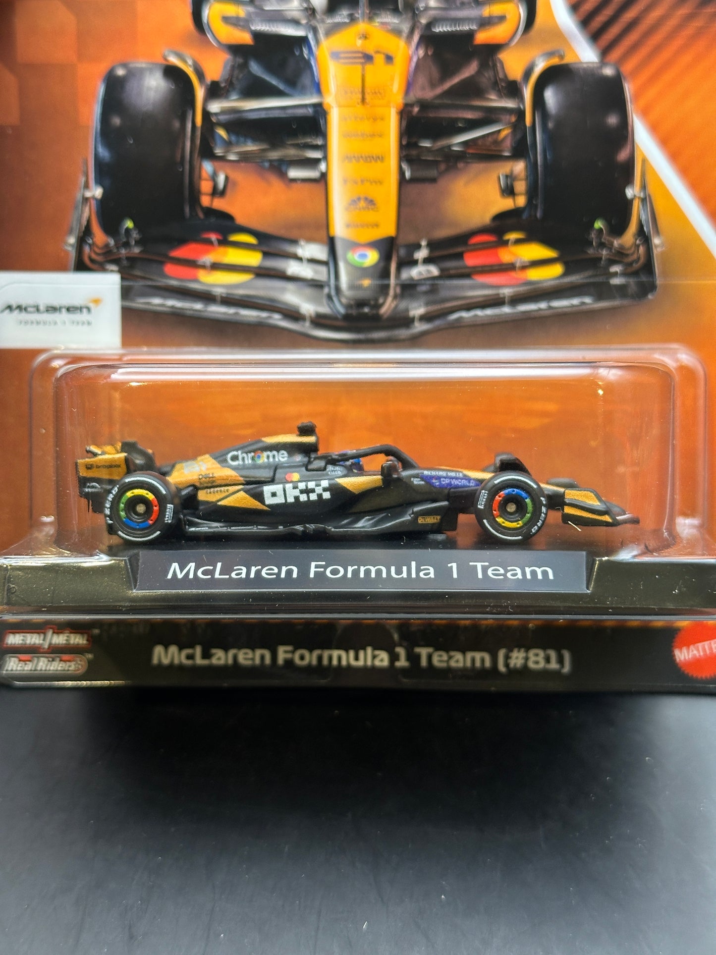 HOT WHEELS - OSCAR PIASTRI MCLAREN FORMULA 1 TEAM #81 (2025) - FORMULA 1 SERIES