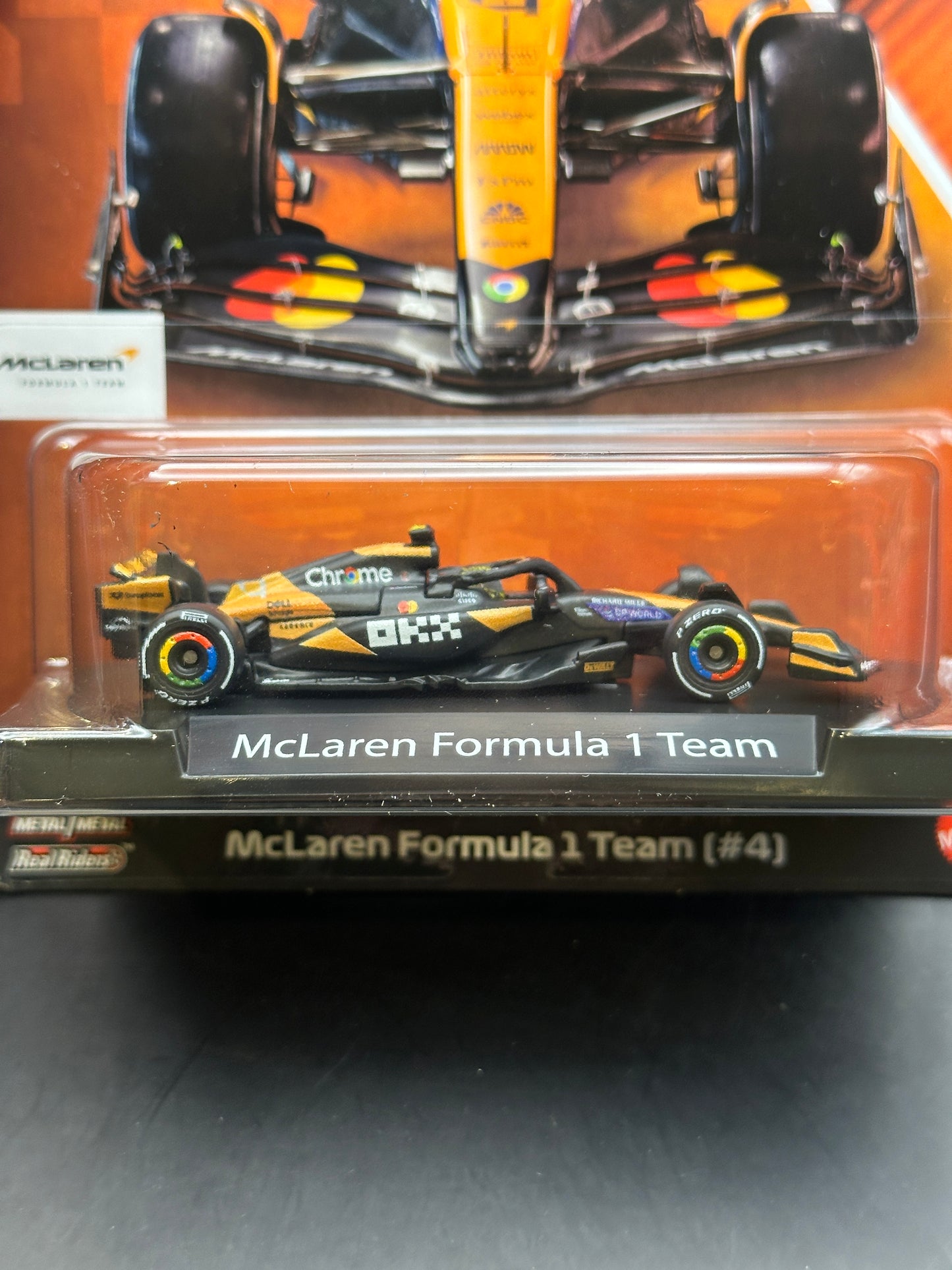 HOT WHEELS - LANDO NORRIS MCLAREN FORMULA 1 TEAM #4 (2025) - FORMULA 1 SERIES