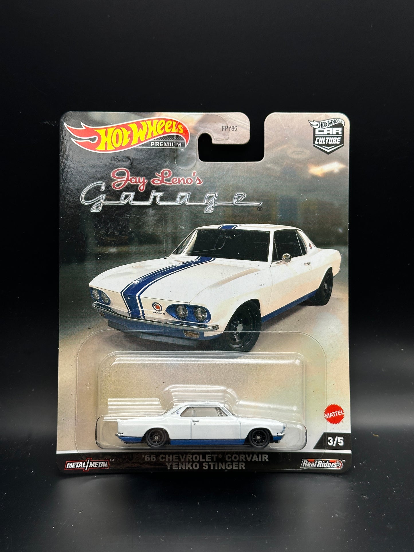 HOT WHEELS 66 CHEVROLET CORVAIR YENKO STINGER 2022 JAY LENOS GARAGE 3/5