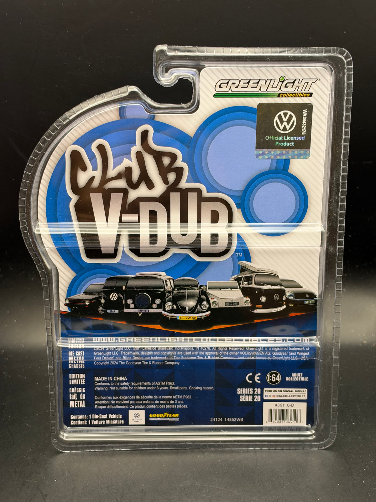 GREENLIGHT - 1978 VOLKSWAGEN TYPE 2 DOUBLE CAB PICKUP - CLUB V-DUB