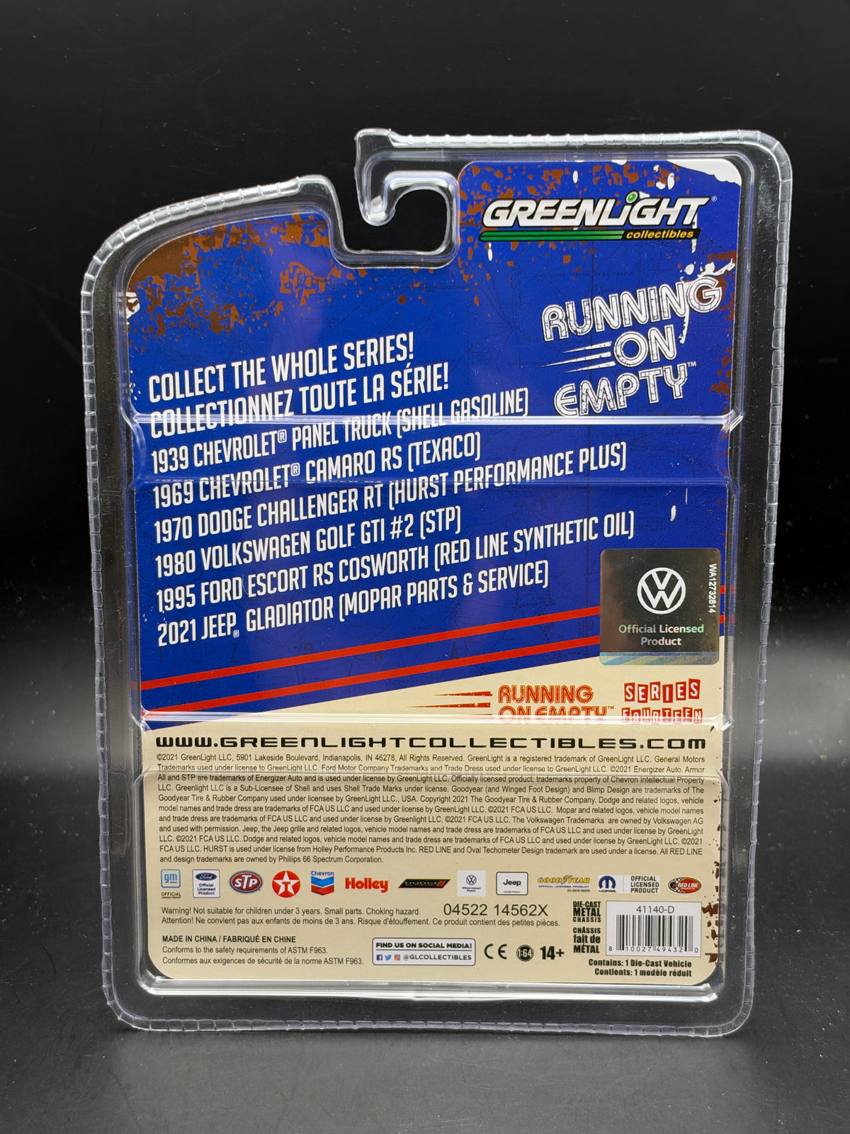 GREENLIGHT - 1980 VOLKSWAGEN GOLF GTI - RUNNING ON EMPTY