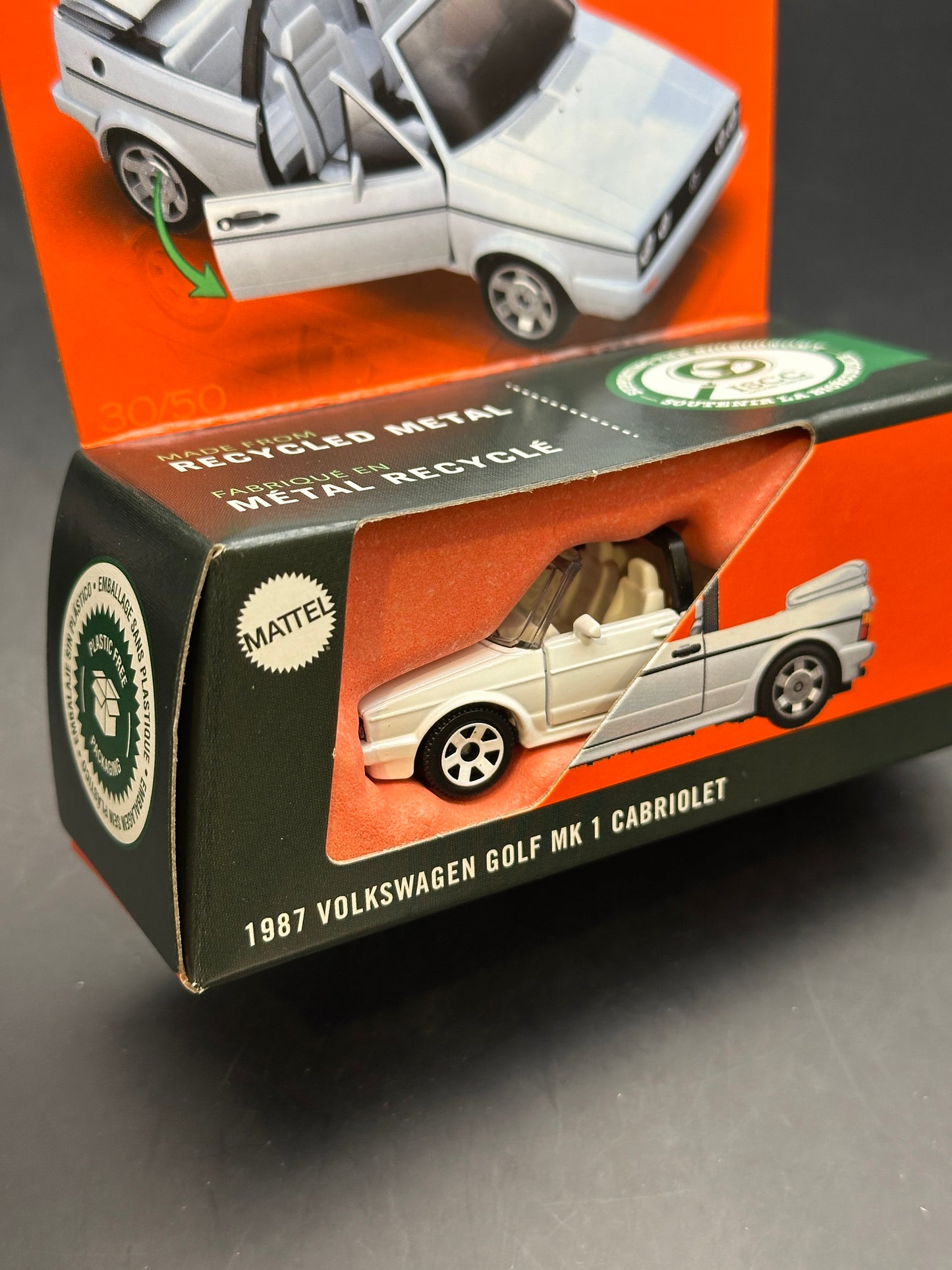 MATCHBOX - 1987 VOLKSWAGEN GOLF MK 1 CABRIOLET (2025) - MOVING PARTS - DIECAST