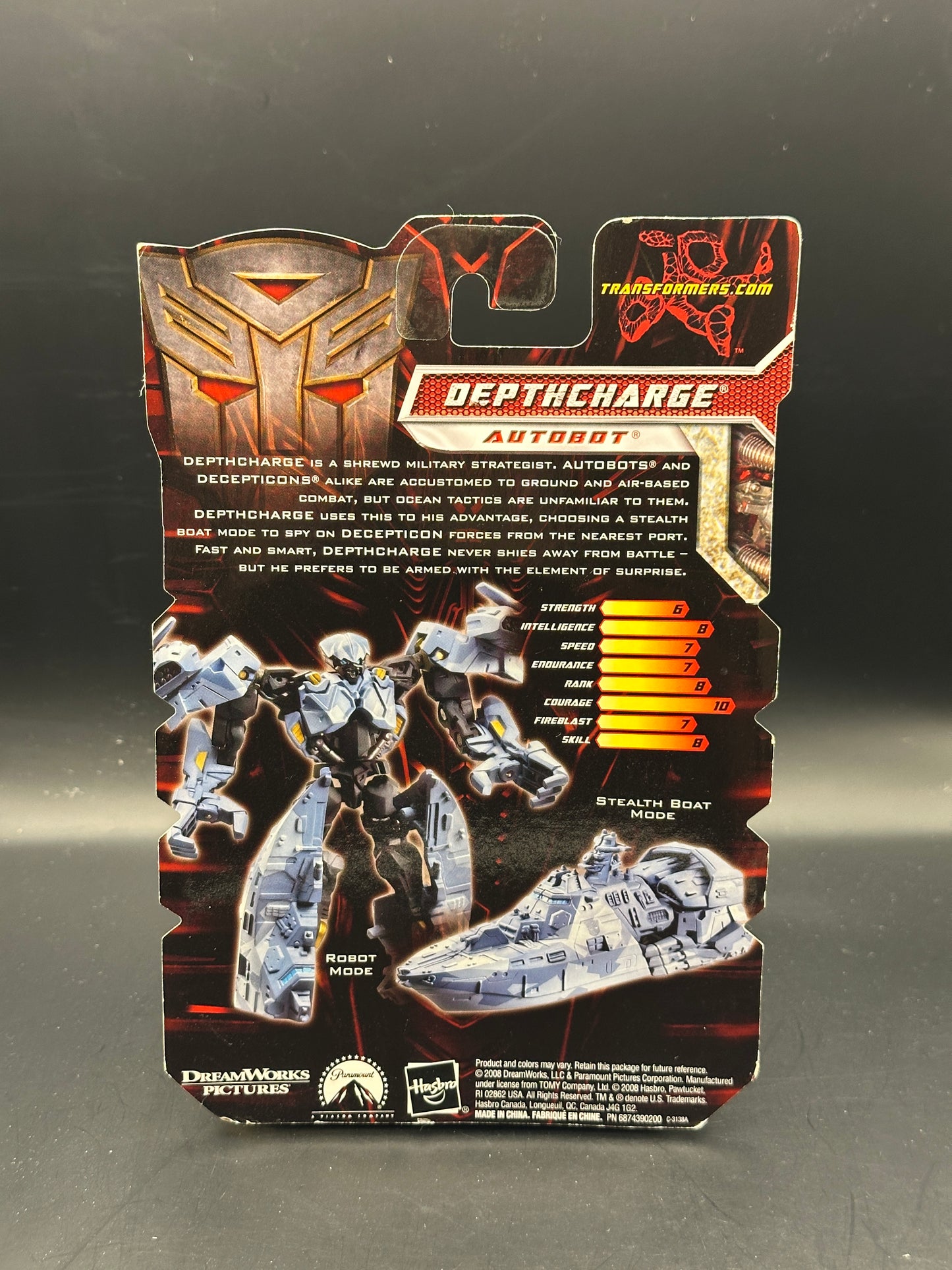 TRANSFORMERS REVENGE OF THE FALLEN - DEPTHCHARGE - AUTOBOT ACTION FIGURE