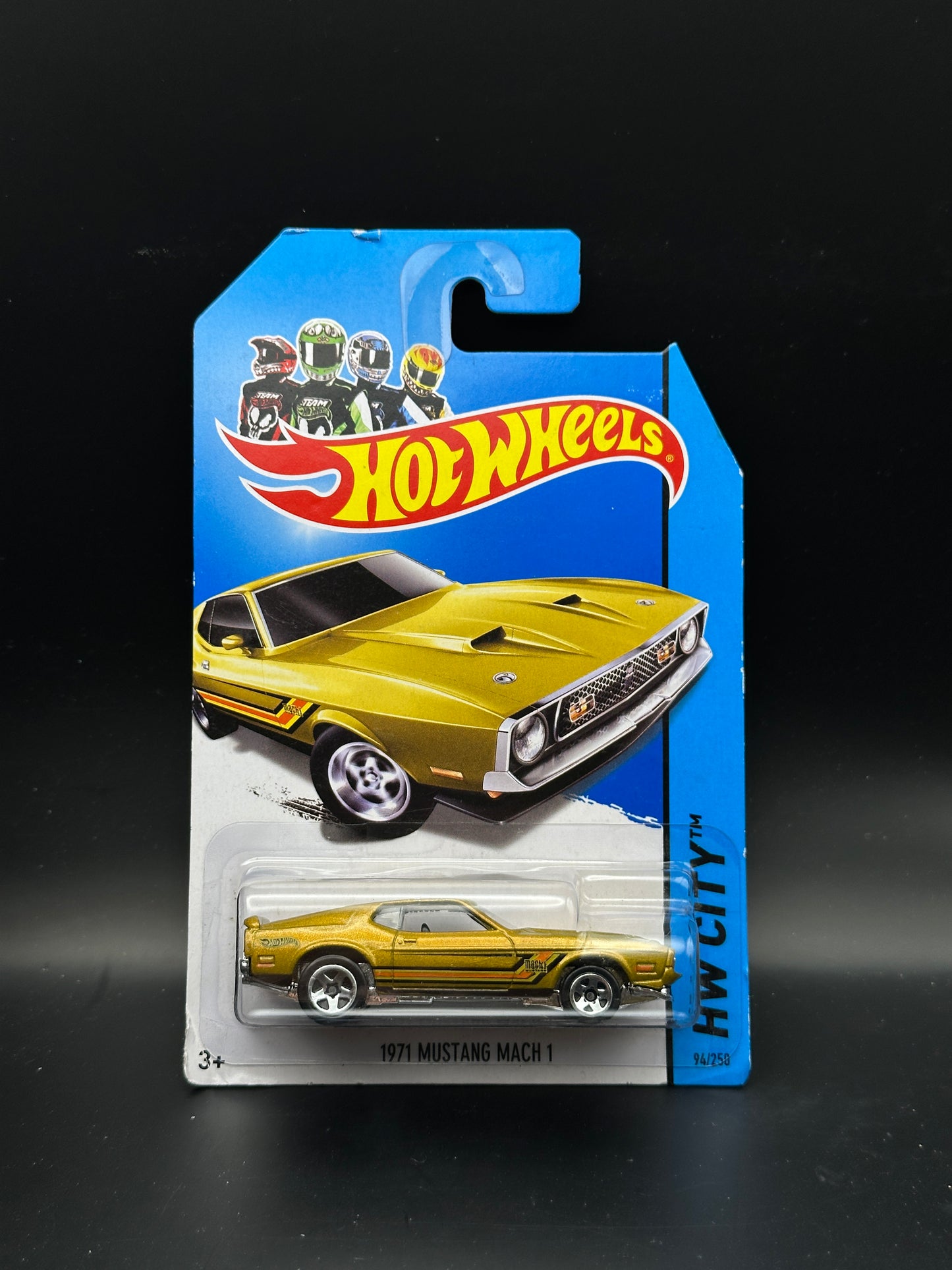 HOT WHEELS - 1971 MUSTANG MACH 1 (2014) - HW CITY