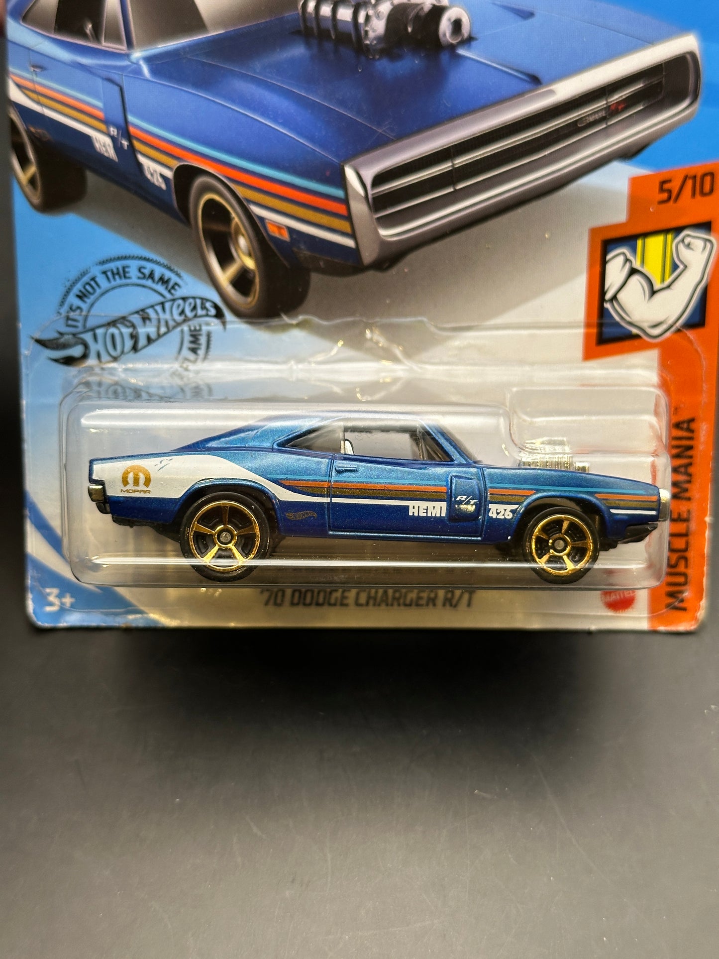HOT WHEELS - 70 DODGE CHARGER R/T (2020) - HW MUSCLE MANIA 5/10