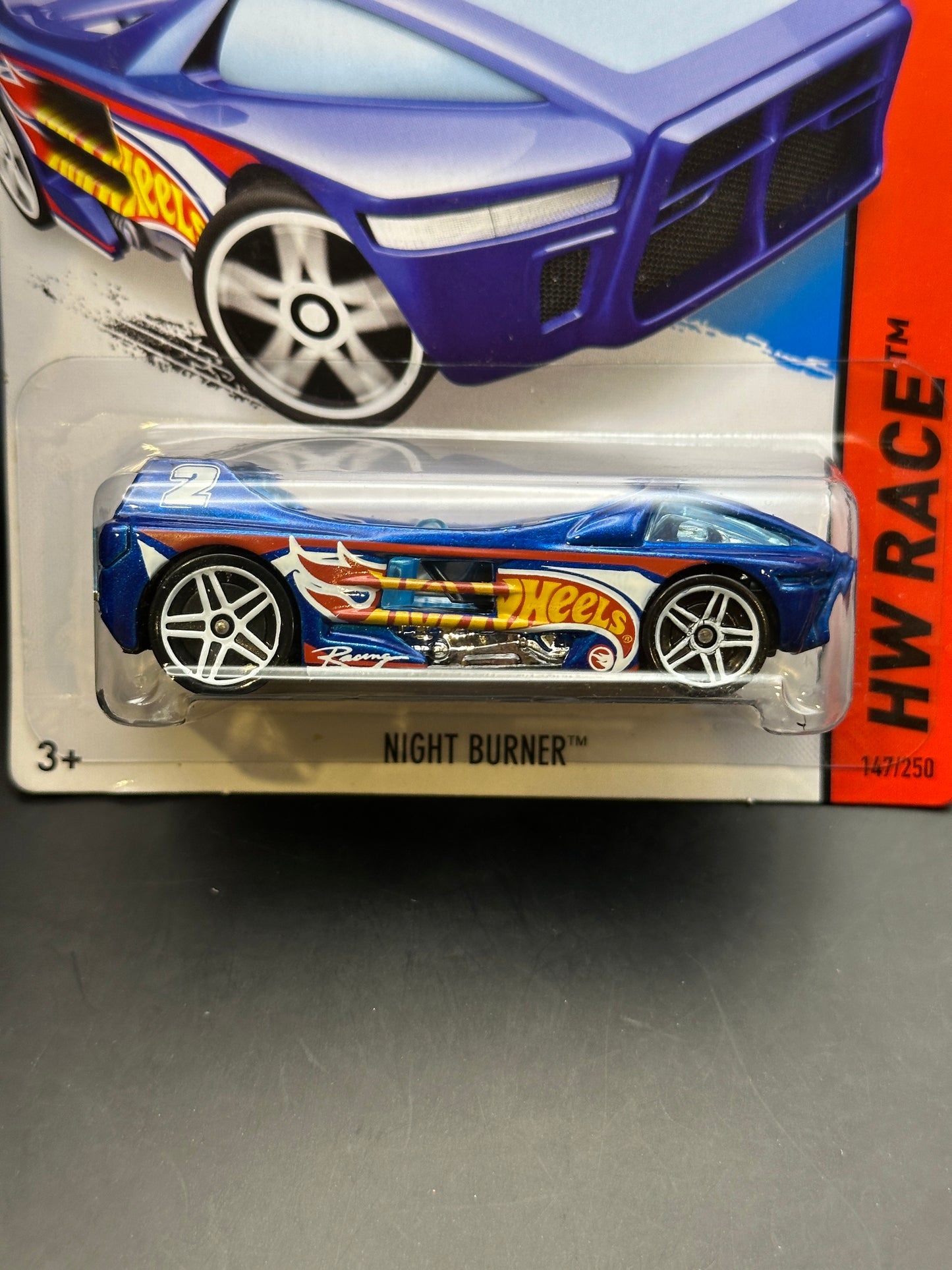 HOT WHEELS - NIGHT BURNER - TREASURE HUNT (2014) - HW RACE TEAM