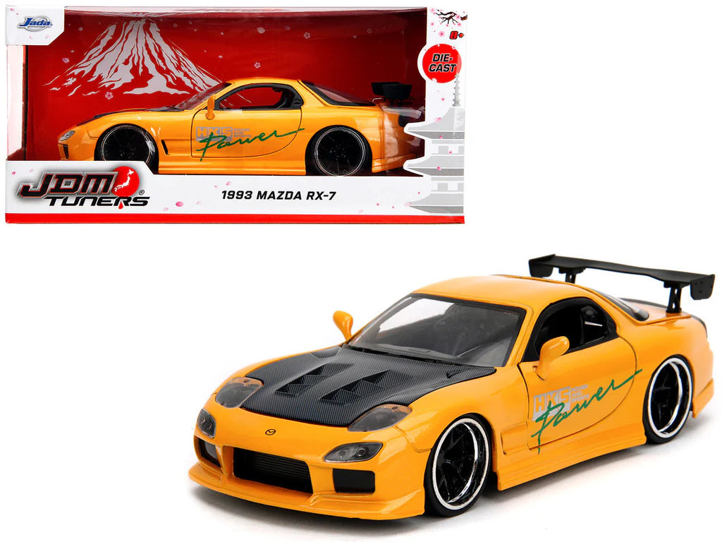 JADA DIECAST CARS - 1993 MAZDA RX-7 - HKS POWER - JDM TUNERS - 1/24 SCALE