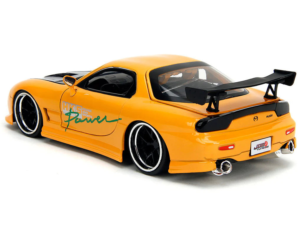 JADA DIECAST CARS - 1993 MAZDA RX-7 - HKS POWER - JDM TUNERS - 1/24 SCALE