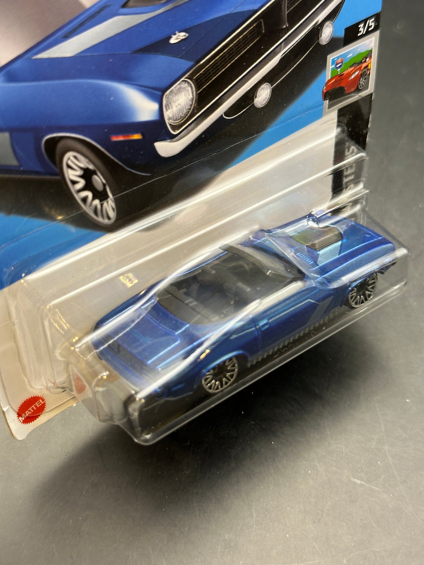 HOT WHEELS - 70 PLYMOUTH BARRACUDA (2024) - HW ROADSTERS 3/5