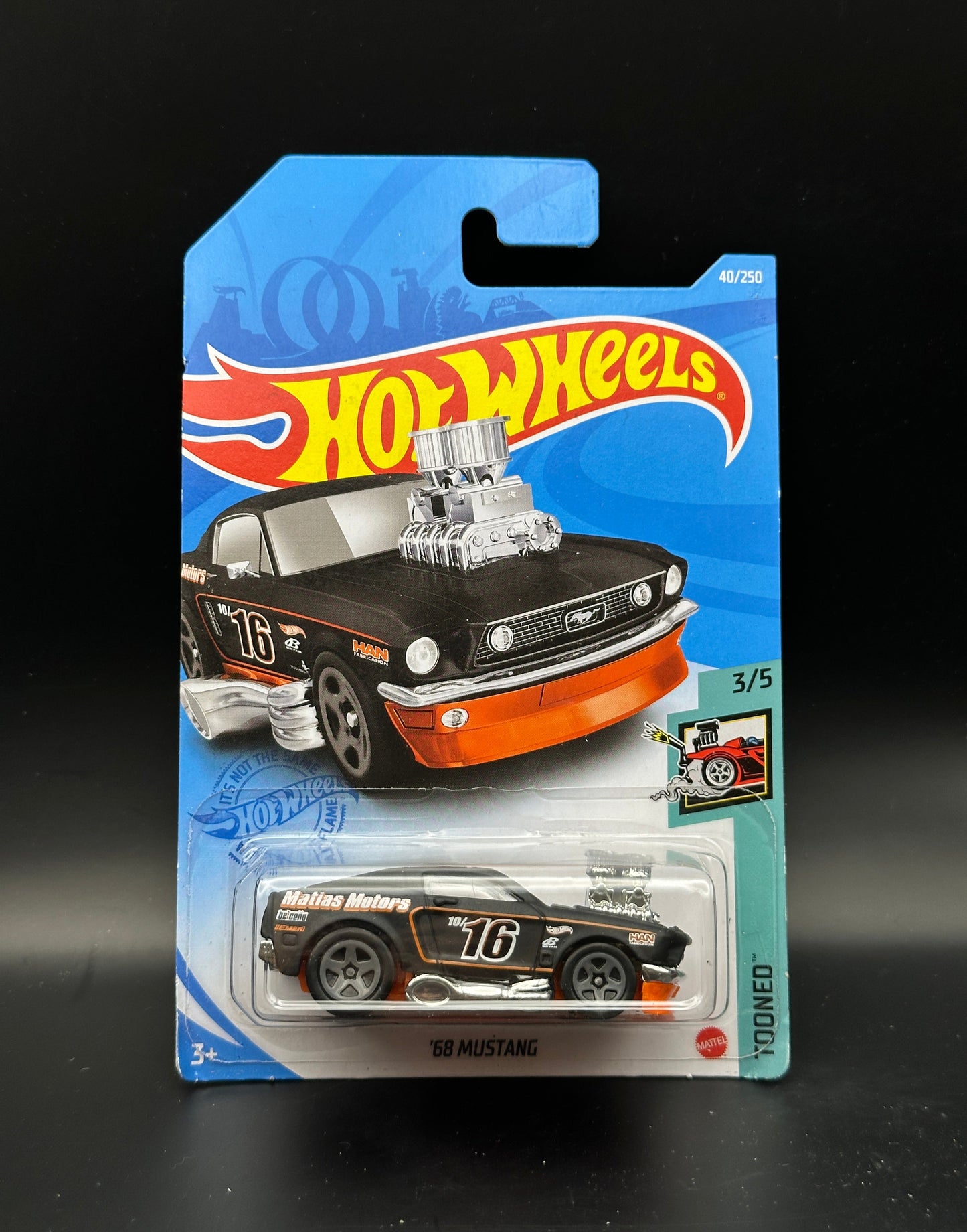 HOT WHEELS - 1968 MUSTANG (2021) - HW TOONED 3/5
