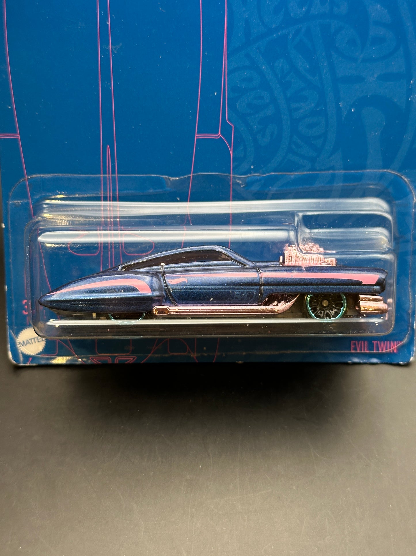 HOT WHEELS - EVIL TWIN (2022) - BLUE AND PINK SERIES 3/5