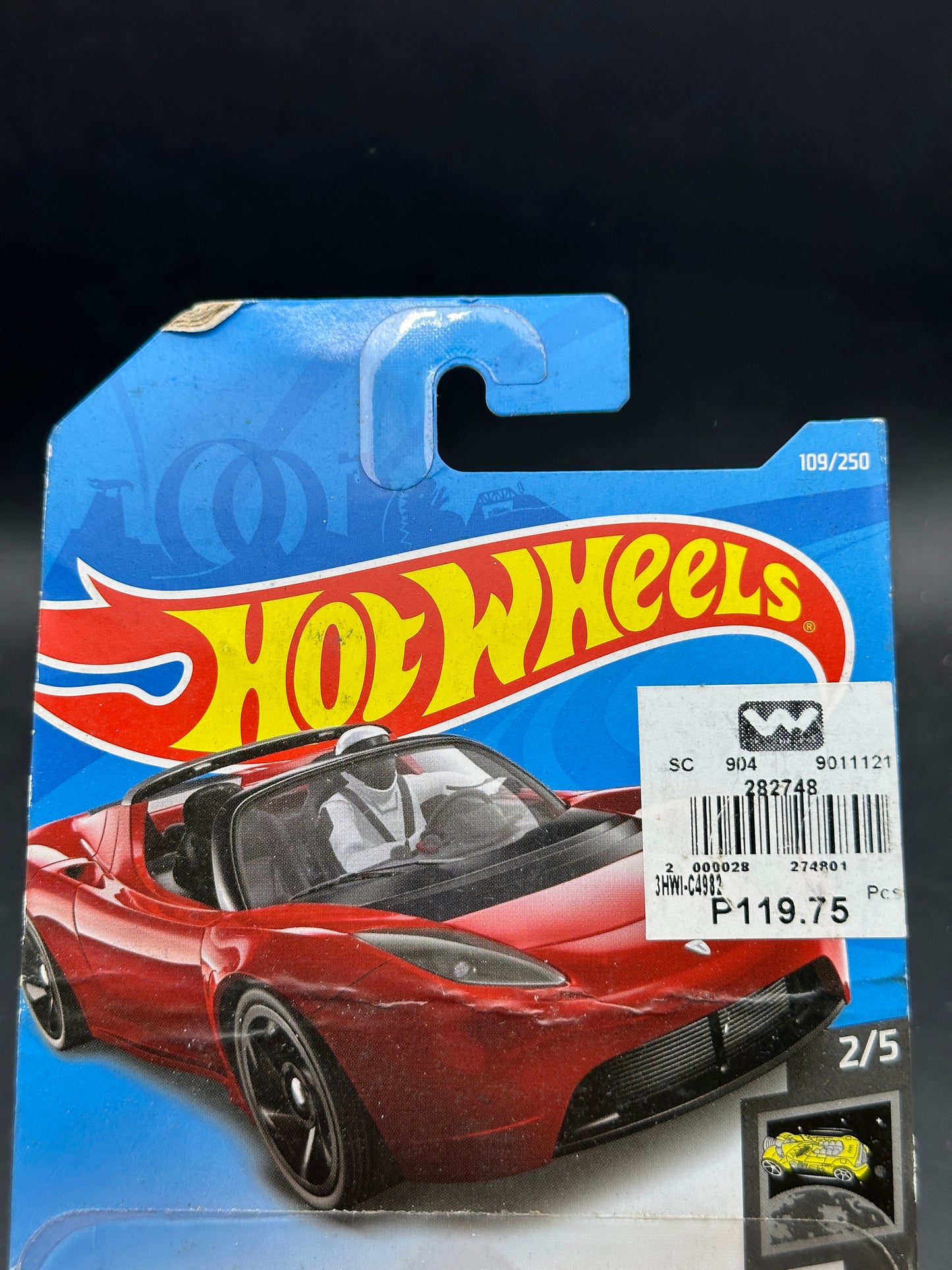 HOT WHEELS - TESLA ROADSTER WITH STARMAN (2019) - HW SPACE 2/5