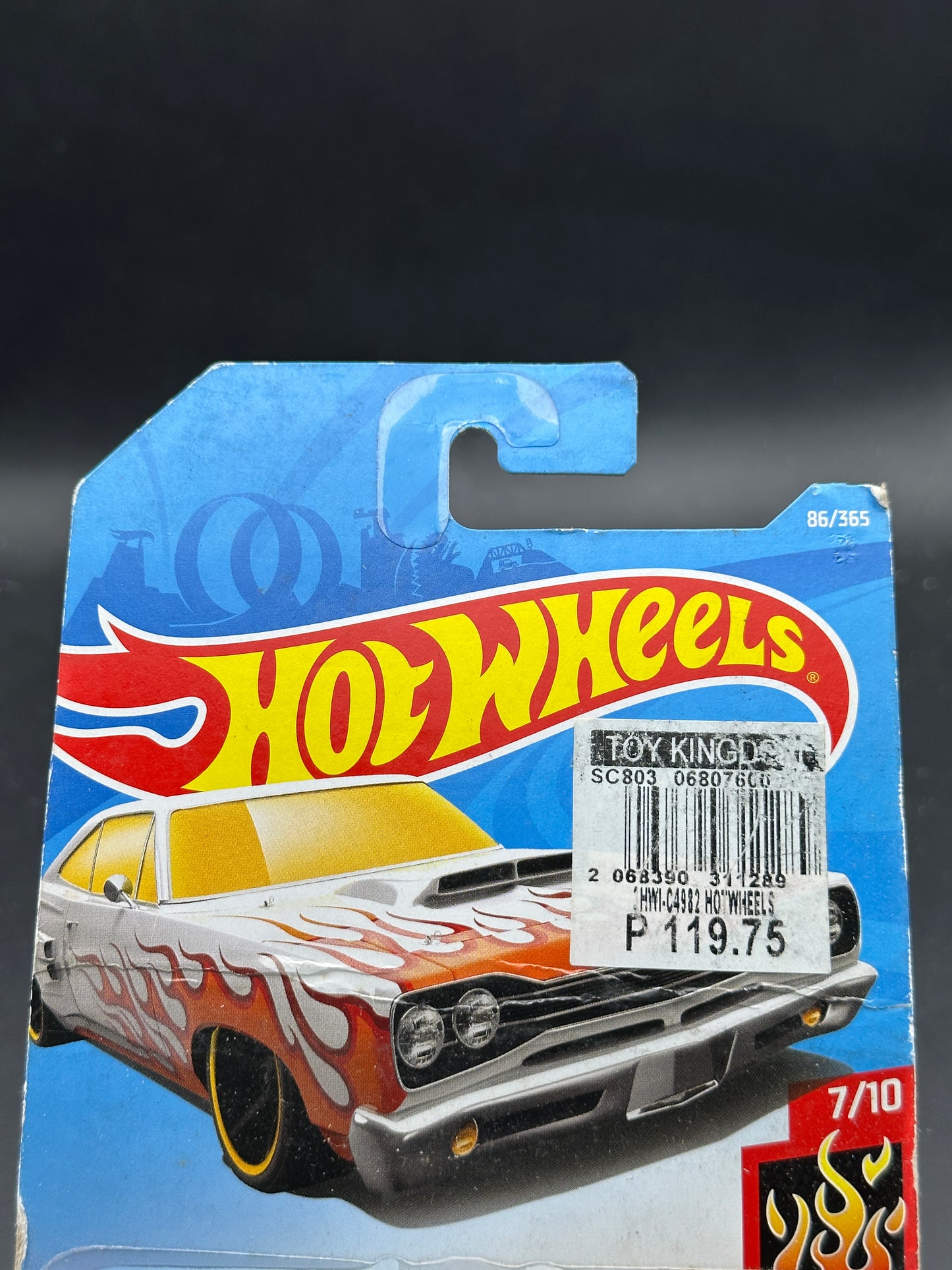 HOT WHEELS - 69 DODGE CORONET SUPERBEE (2018) - HW FLAMES 7/10