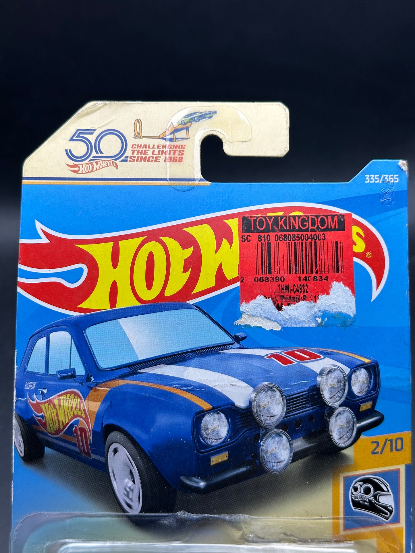 HOT WHEELS - 70 FORD ESCORT RS1600 (2018) - HW 50th RACE TEAM 2/10