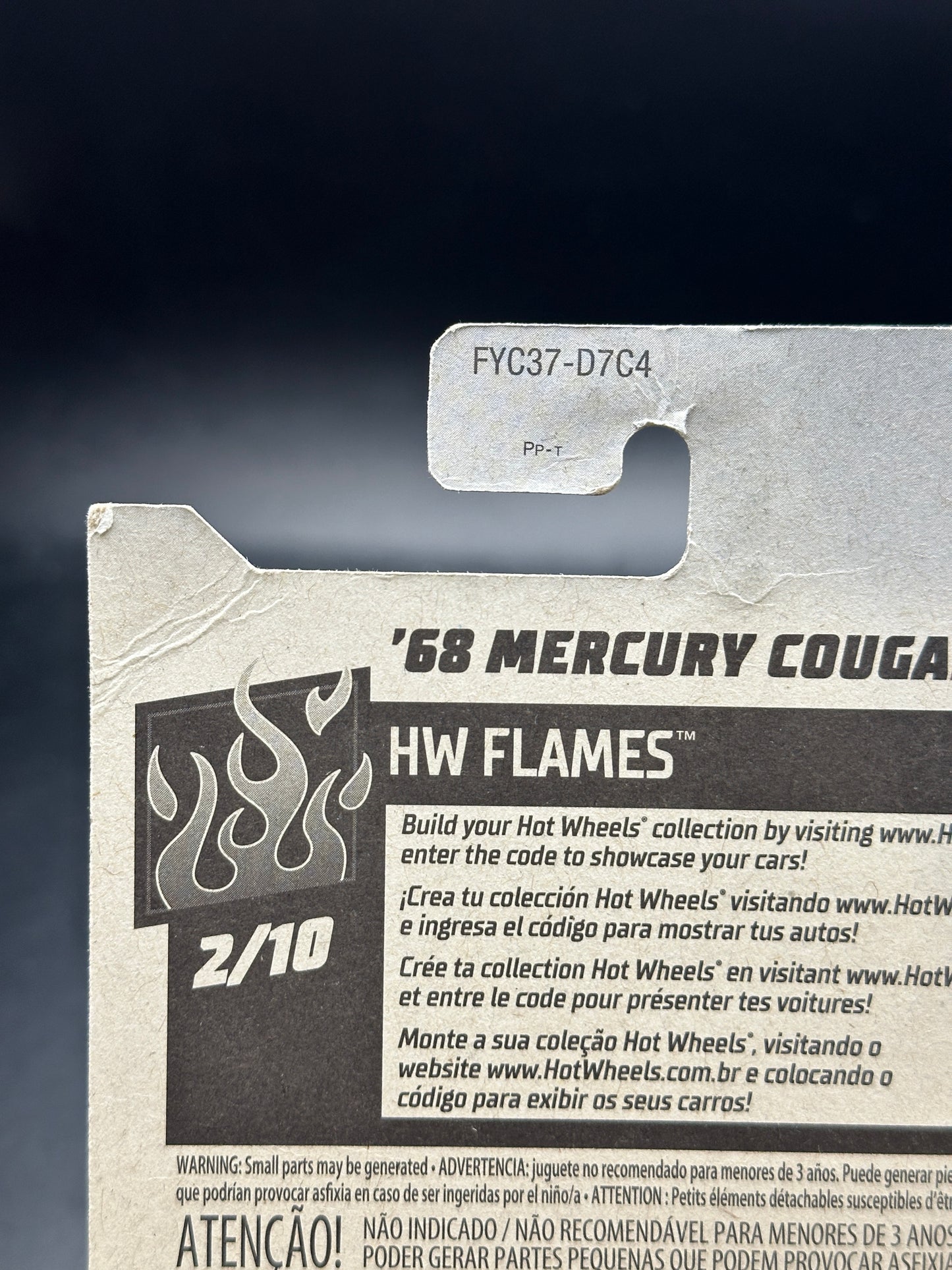 HOT WHEELS - 68 MERCURY COUGAR (2019) - HW FLAMES 2/10