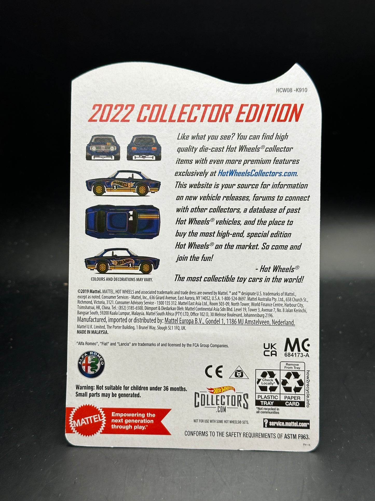 HOT WHEELS - ALFA ROMEO GIULIA SPRINT GTA (2022) - COLLECTOR EDITION