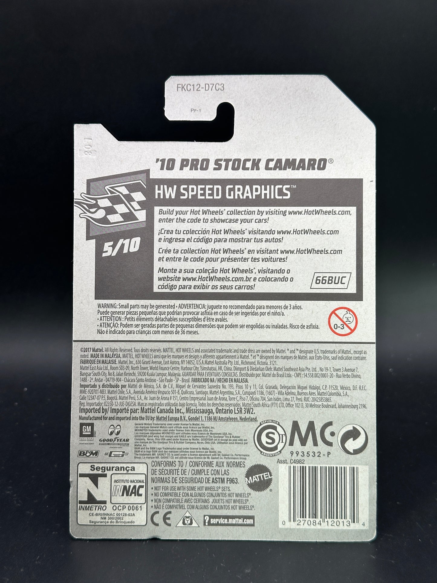 HOT WHEELS - 10 PRO STOCK CAMARO (2018) - HW SPEED GRAPHICS 5/10