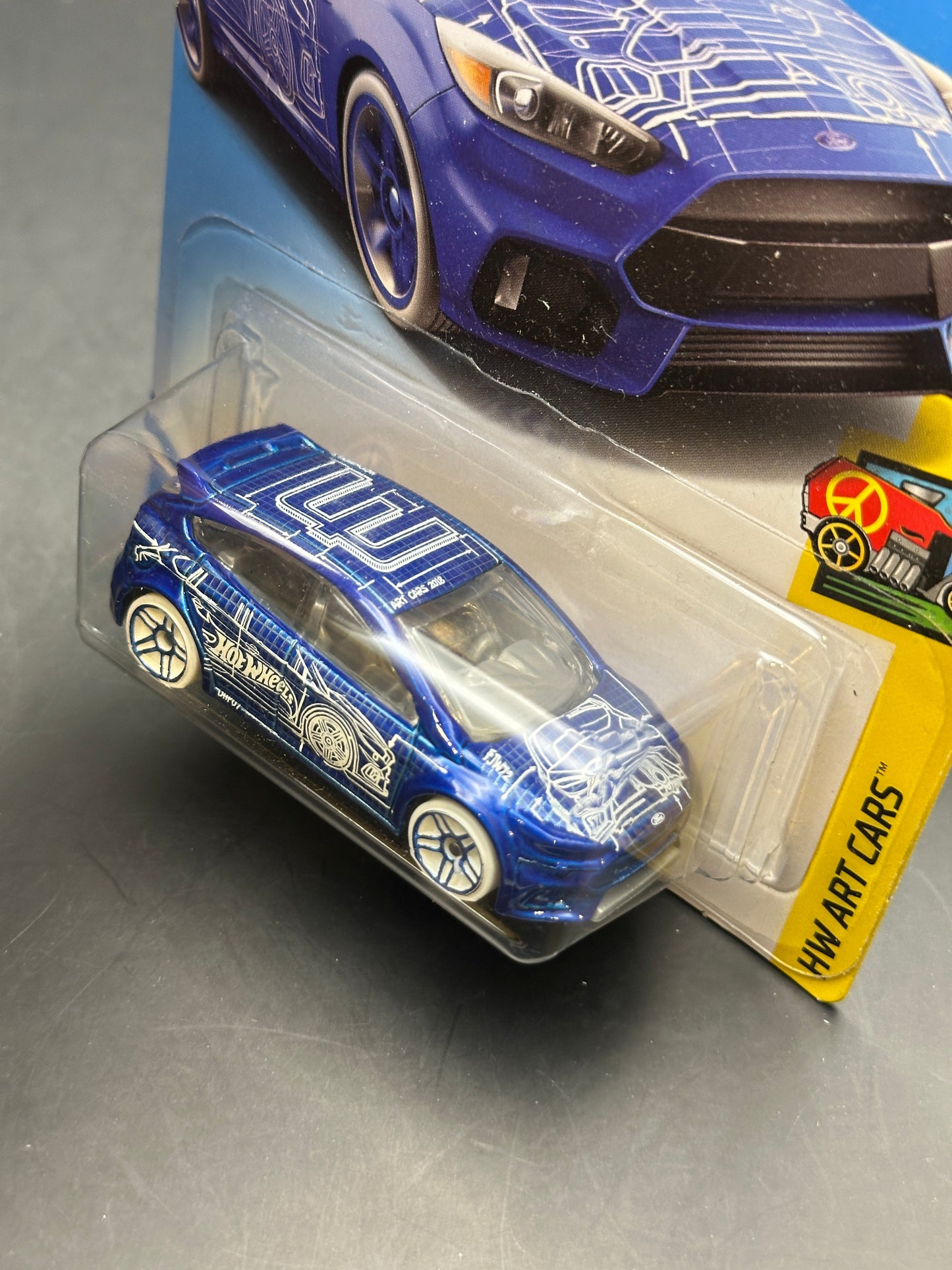 HOT WHEELS - FORD FOCUS RS (2018) - HW ART CARS 3/10