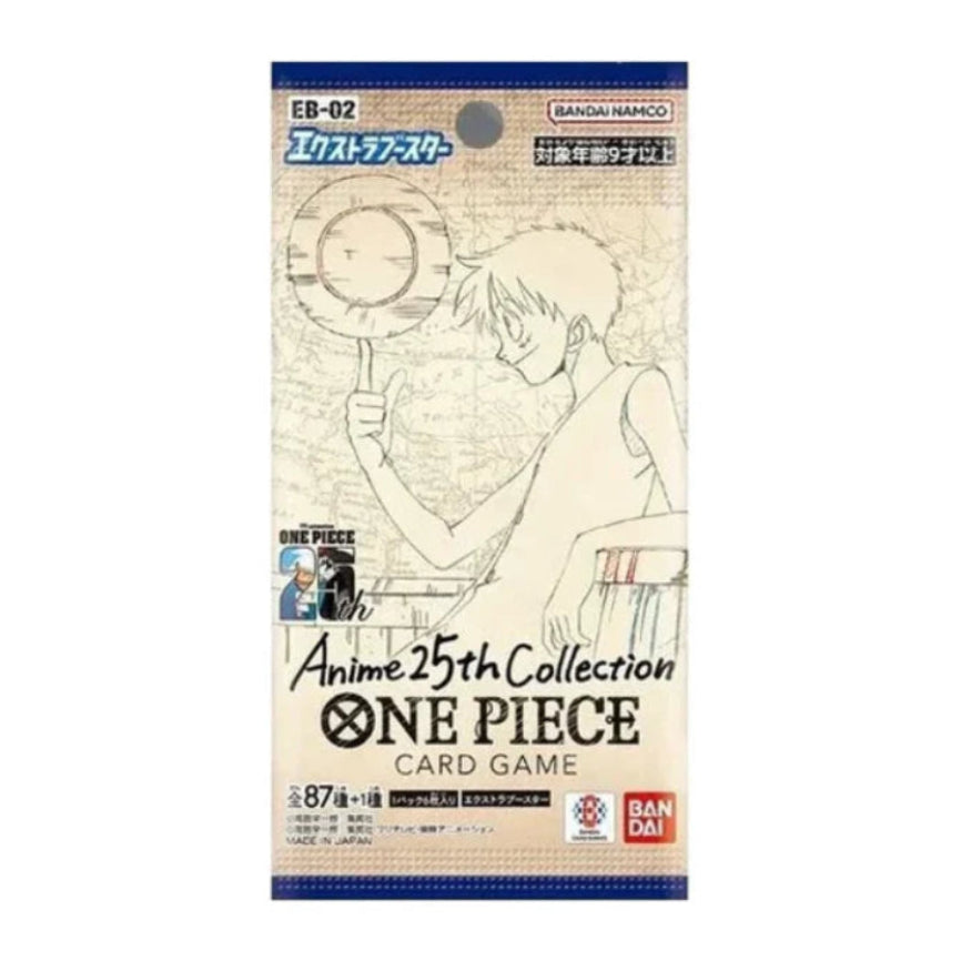 One Piece card game packaging on a white background