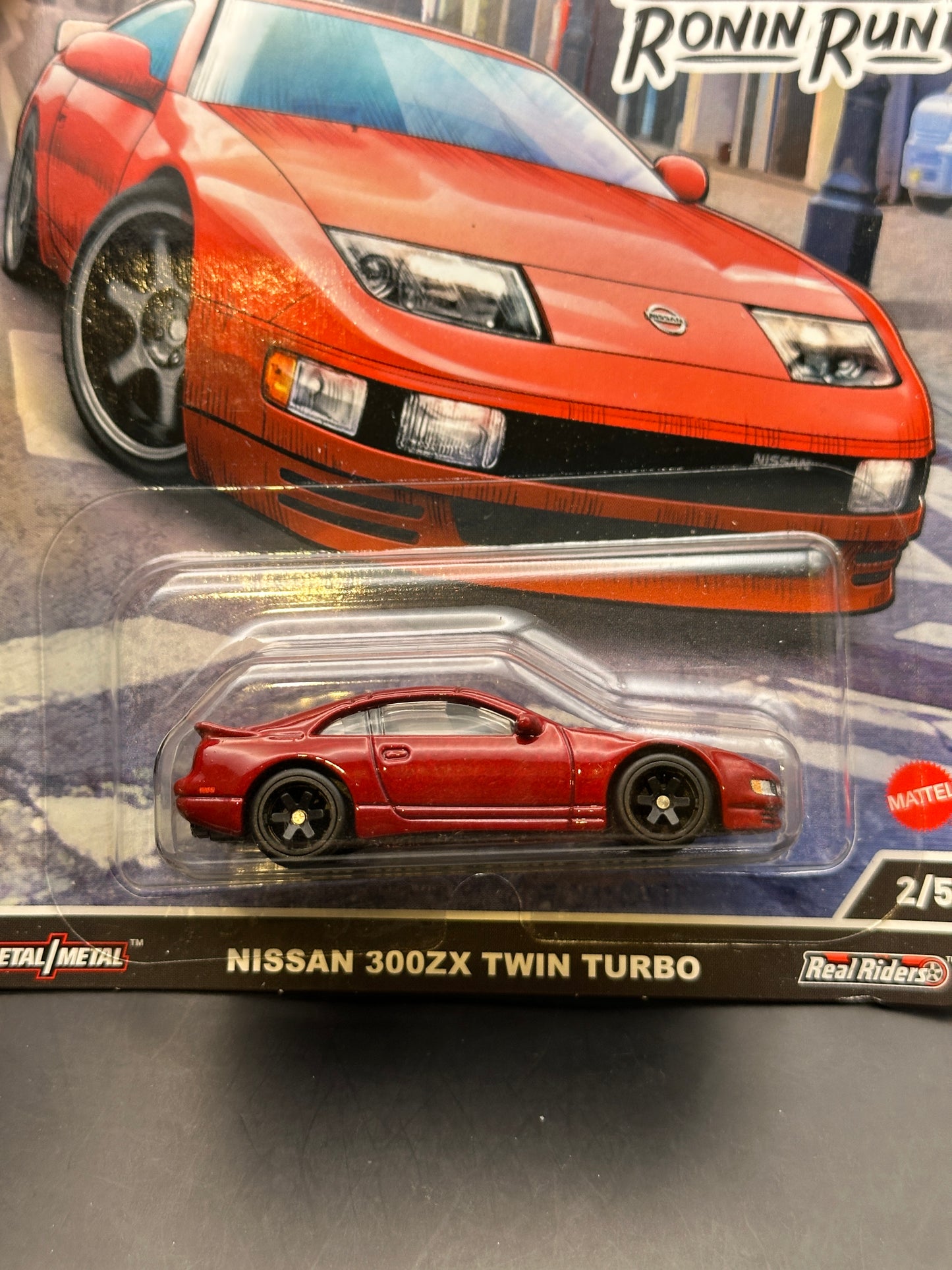 HOT WHEELS - NISSAN 300ZX TWIN TURBO (2022) - CAR CULTURE - RONIN RUN 2/5 - DEFECT PACKAGING
