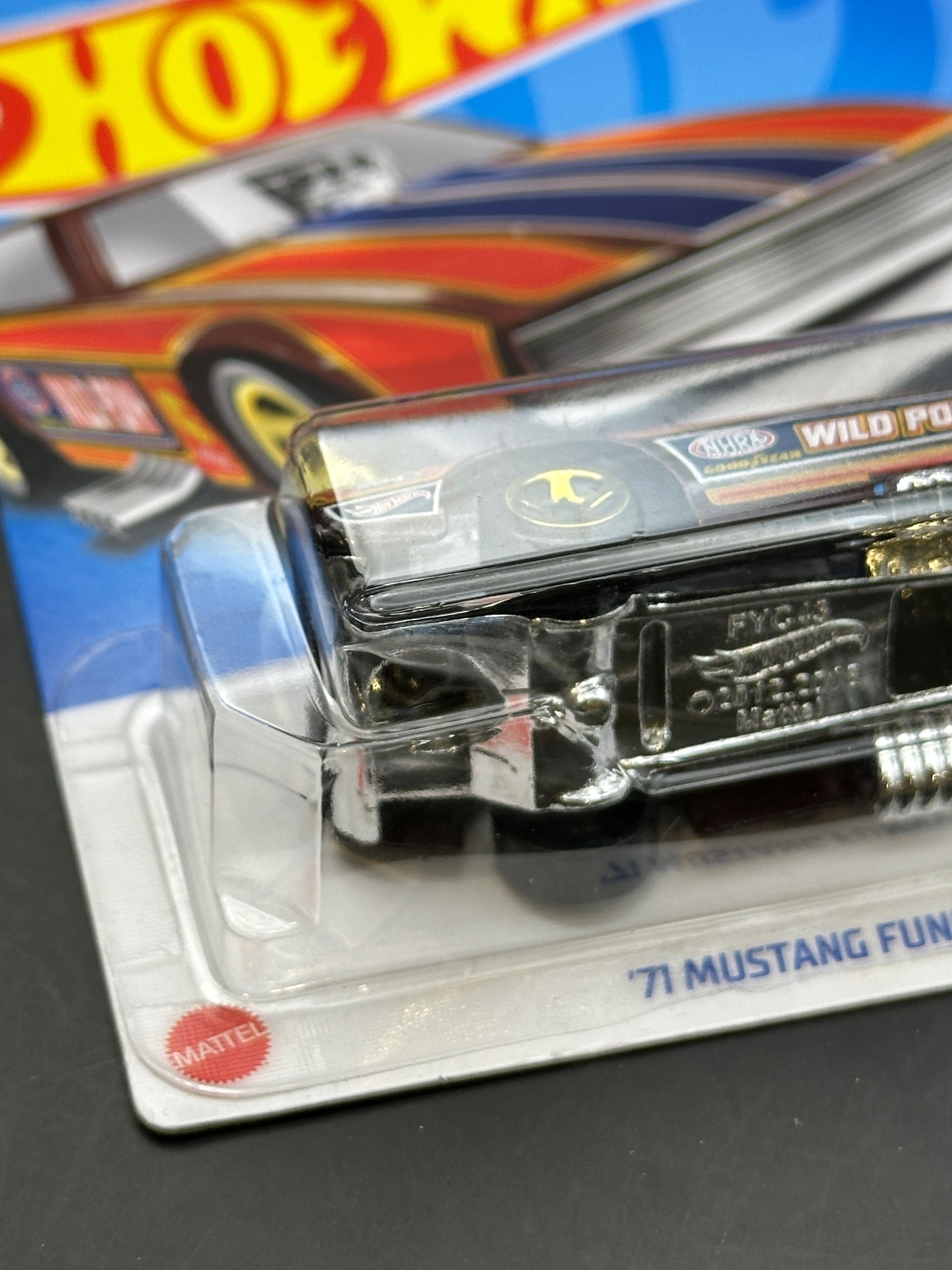 HOT WHEELS - 71 MUSTANG FUNNY CAR (2022) - TREASURE HUNT - HW DRAG STRIP 9/10