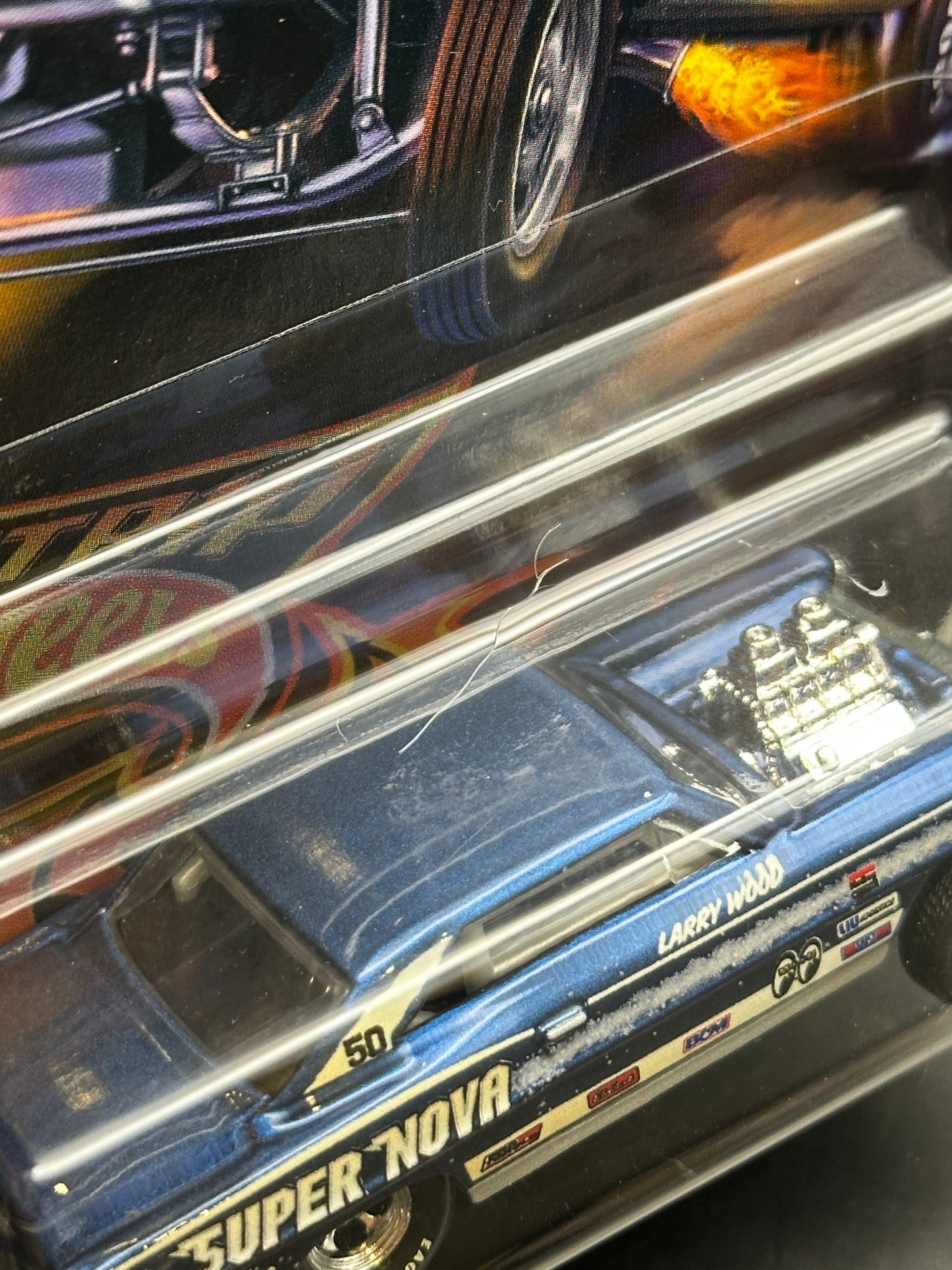 DAMAGED - HOT WHEELS - 66 SUPER NOVA (2018) - CAR CULTURE: DRAGSTRIP DEMONS 5/5