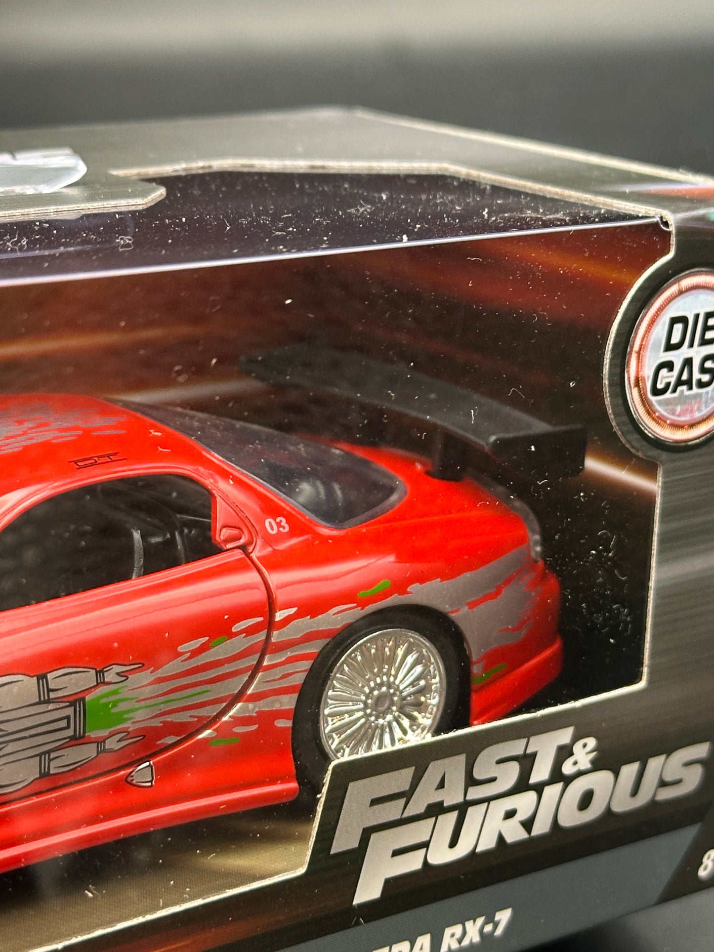 JADA DIECAST CARS - DOMS MAZDA RX7 - FAST FURIOUS 1/32 SCALE