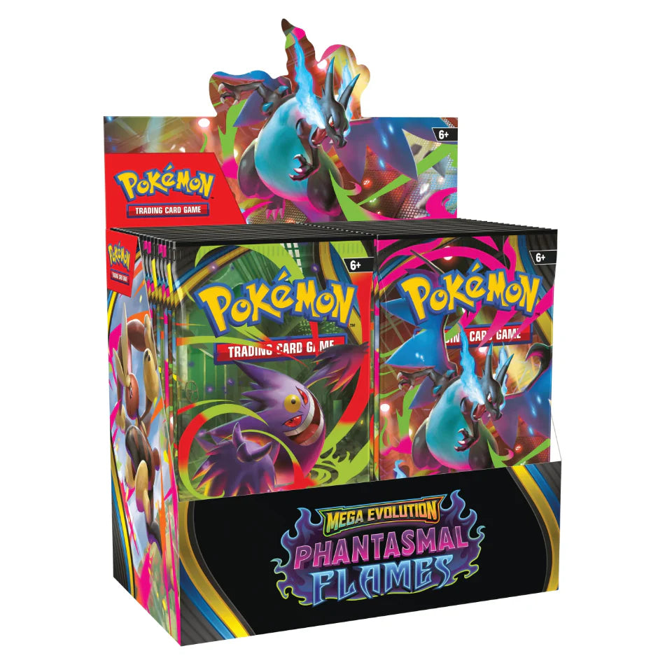 POKEMON TCG - MEGA PHANTASMAL FLAMES BOOSTER BOX - MEGA EVOLUTION - BRAND NEW