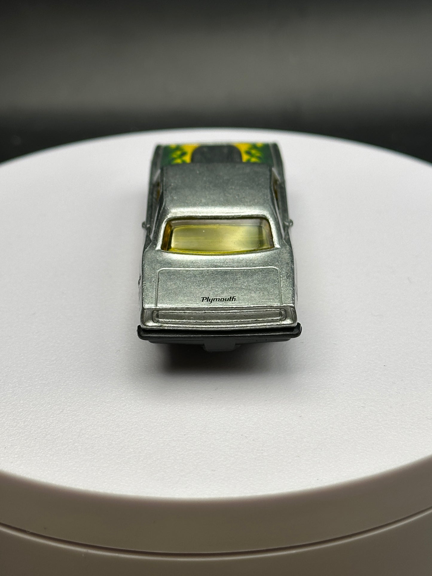 HOT WHEELS - 68 PLYMOUTH BARRACUDA FORMULA S (2018) - SILVER SERIES - 50th ANNIVERSARY ZAMAC FLAMES SERIES 3/8
