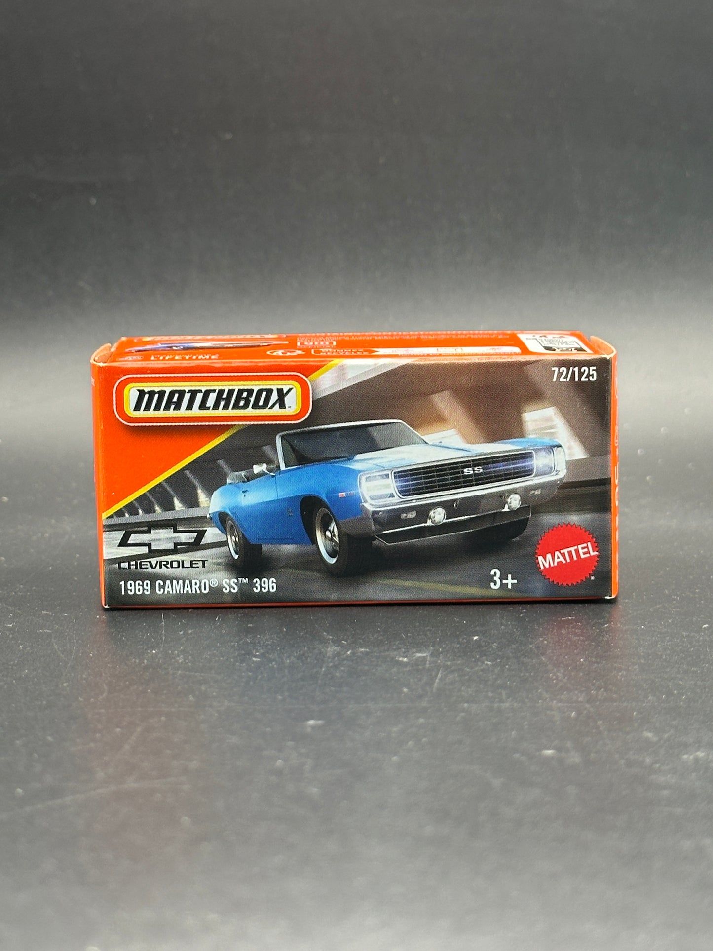 MATCHBOX - 1969 CAMARO SS 396 72/125 - DIECAST