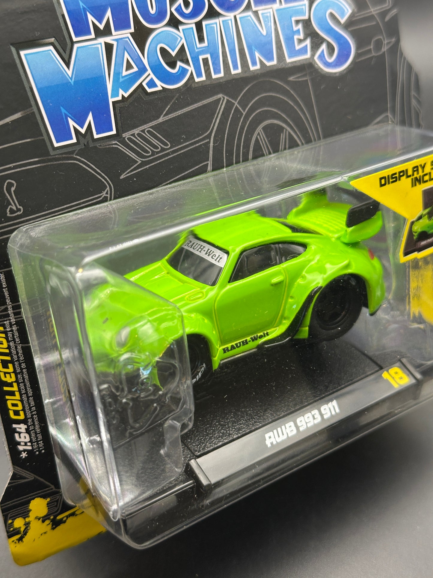 MUSCLE MACHINES - RWB 993 911 - MODEL 18 DIECAST