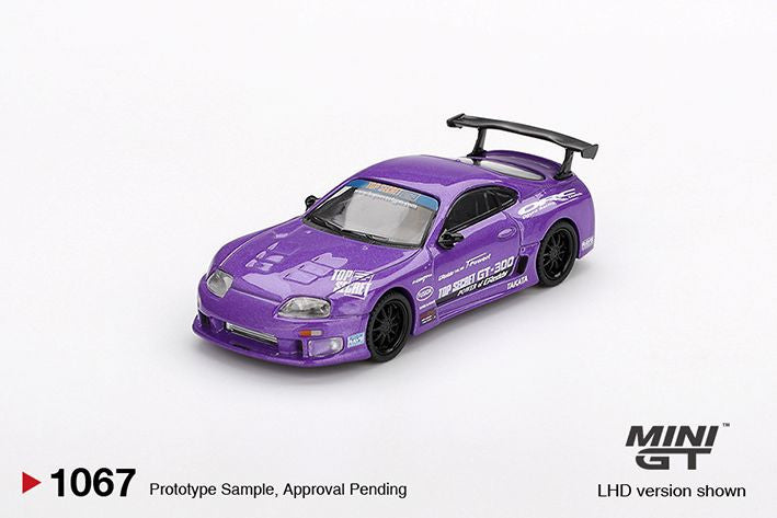 MINI GT - TOYOTA SUPRA (A80) - TOP SECRET GT-300 - TOP SECRET PURPLE