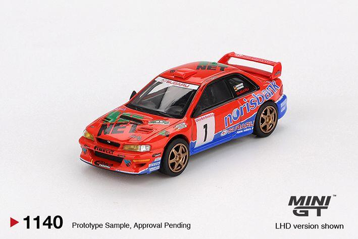 MINI GT - SUBARU IMPREZA WRC97 #1 - 1999 DRM CHAMPION