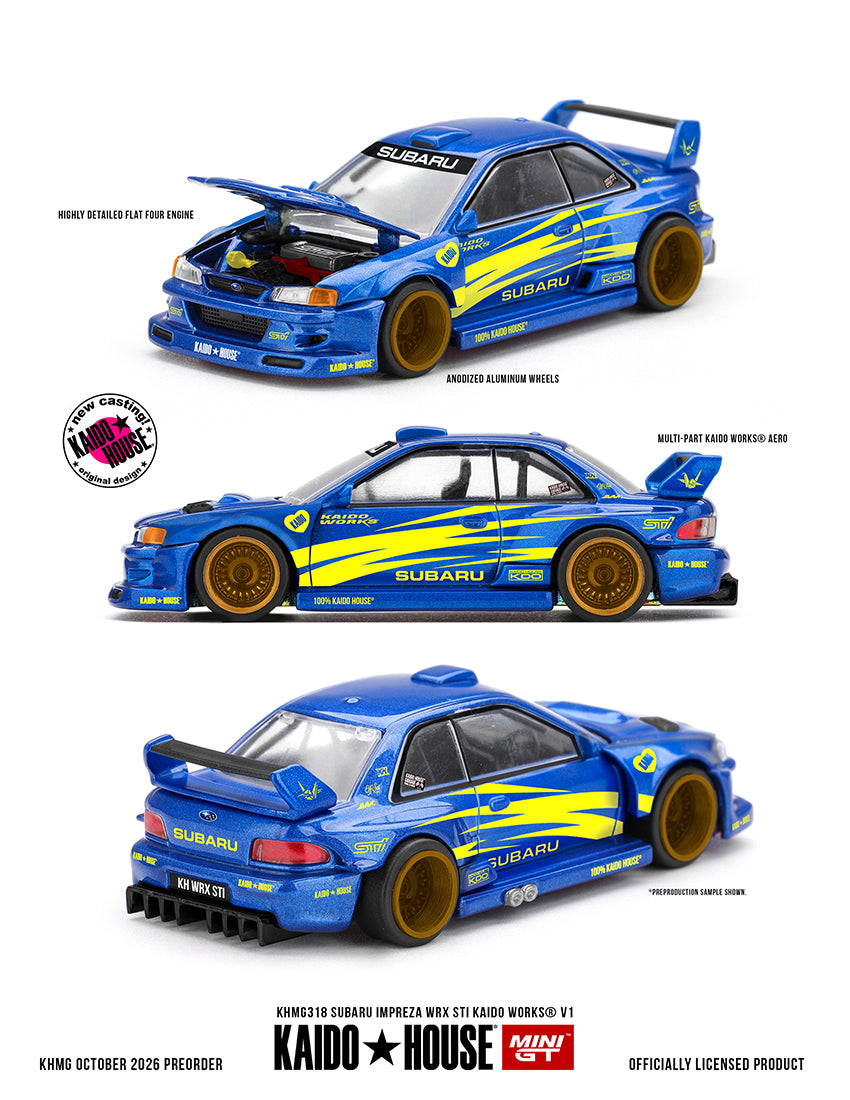 PRE-ORDER DEADLINE: OCTOBER 16 - KAIDO HOUSE - SUBARU IMPREZA WRX STI KAIDO WORKS V1 - EST: JUNE 2027