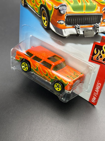 HOT WHEELS - CLASSIC 55 NOMAD (2018) - HW FLAMES 6/10