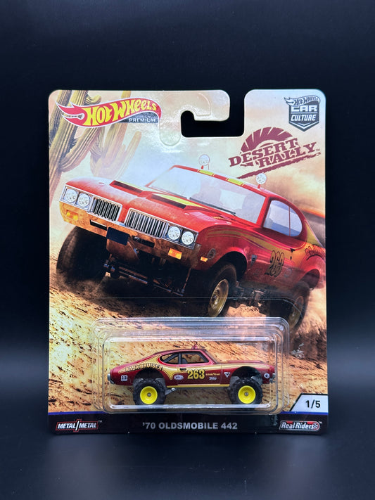 HOT WHEELS - 70 OLDSMOBILE 442 (2019) - CAR CULTURE - DESERT RALLY 1/5