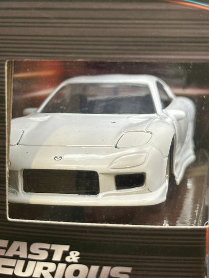 JADA DIECAST CARS - 1993 MAZDA RX7 - FAST FURIOUS 1/32 SCALE