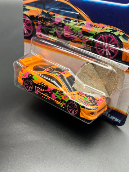 HOT WHEELS - 95 MITSUBISHI ECLIPSE (2024) - NEON SPEEDERS SERIES 5/8