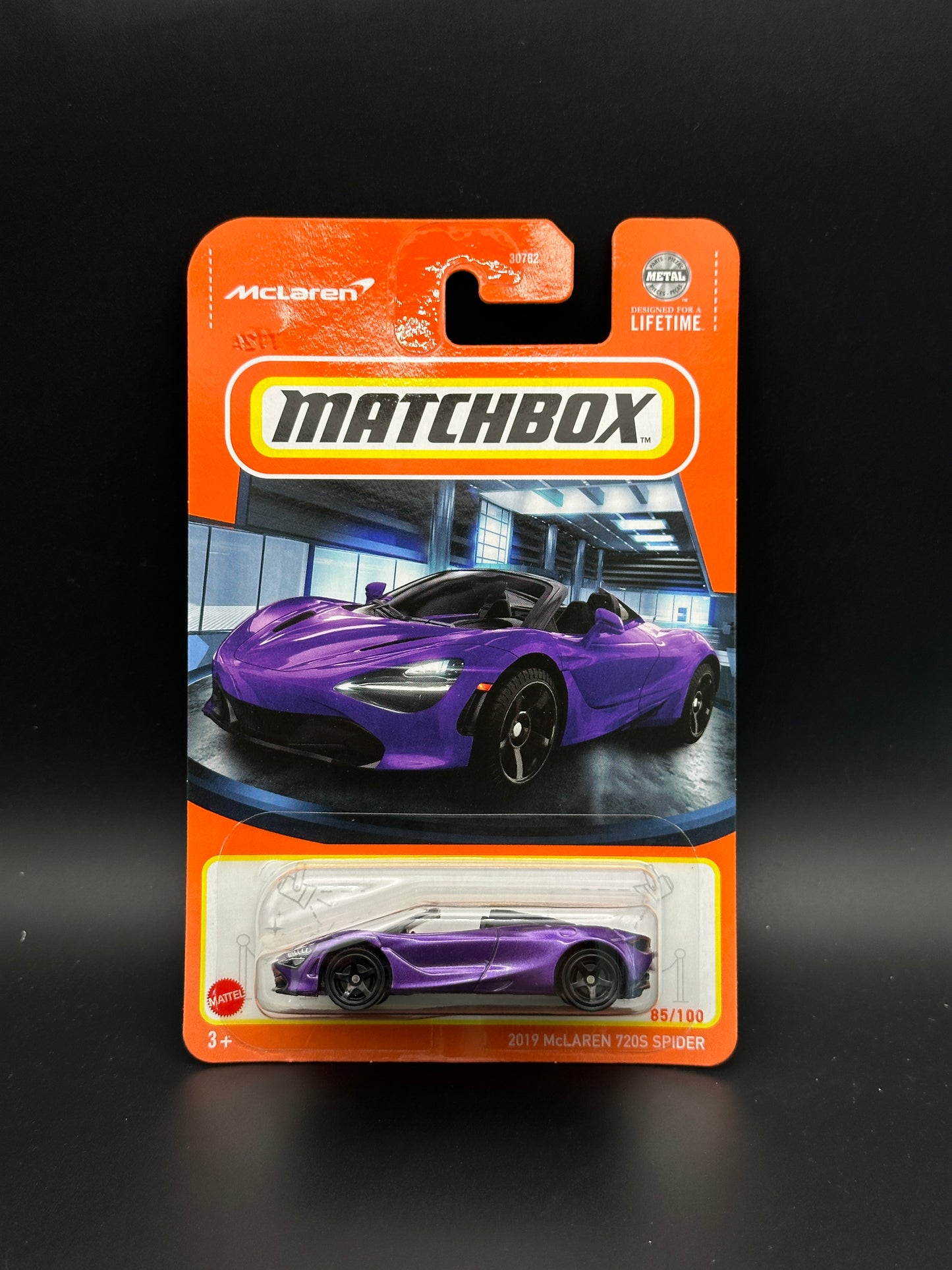 MATCHBOX - 2019 MCLAREN 720S SPIDER - 85/100 - DIECAST