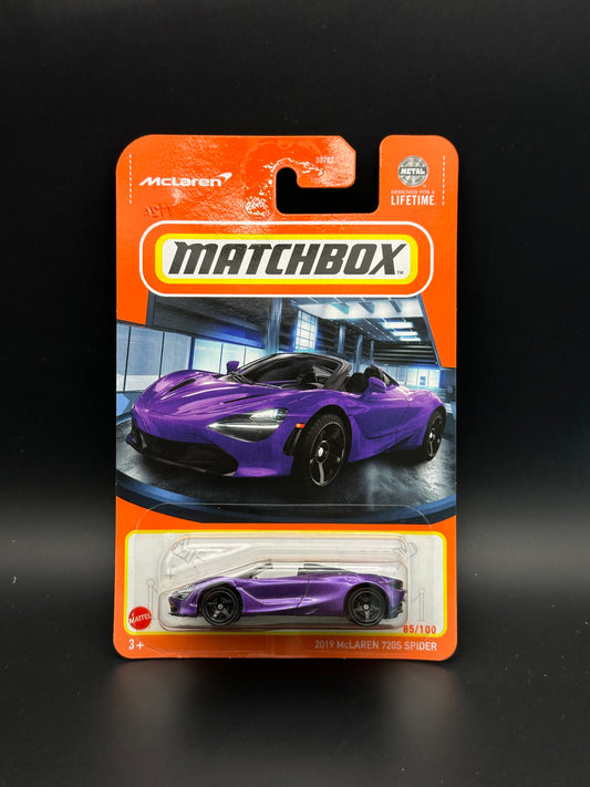 MATCHBOX - 2019 MCLAREN 720S SPIDER - 85/100 - DIECAST