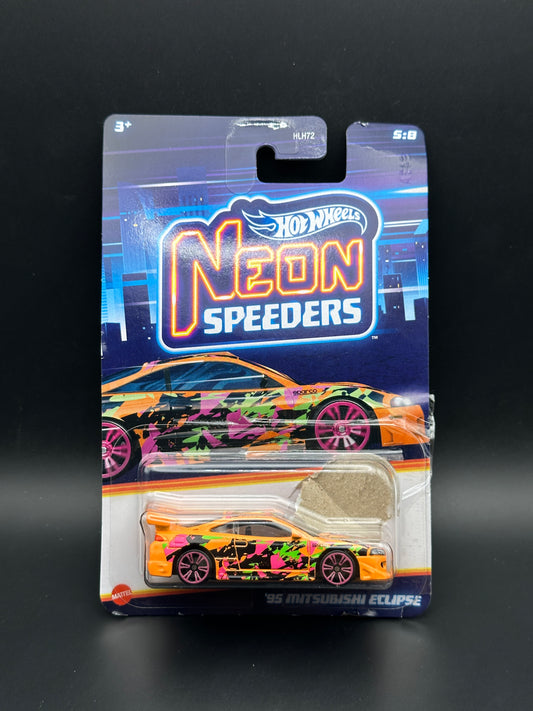 HOT WHEELS - 95 MITSUBISHI ECLIPSE (2024) - NEON SPEEDERS SERIES 5/8