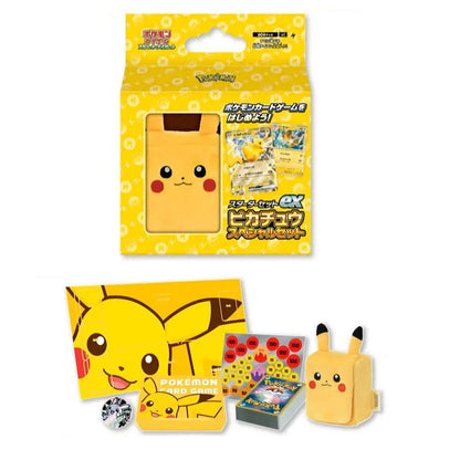 POKEMON TCG - SCARLET AND VIOLET STARTER SET - PIKACHU EX SPECIAL JAPANESE SET