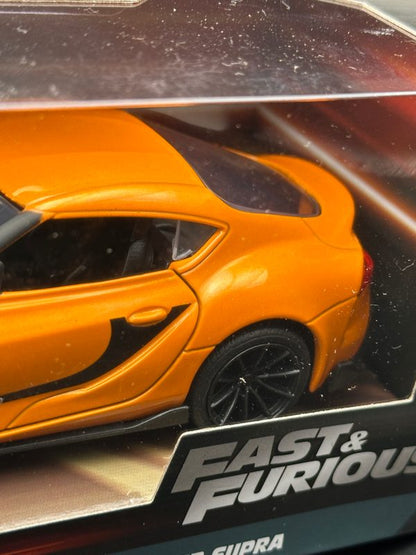 JADA DIECAST CARS - TOYOTA GR SUPRA - FAST FURIOUS 1/32 SCALE