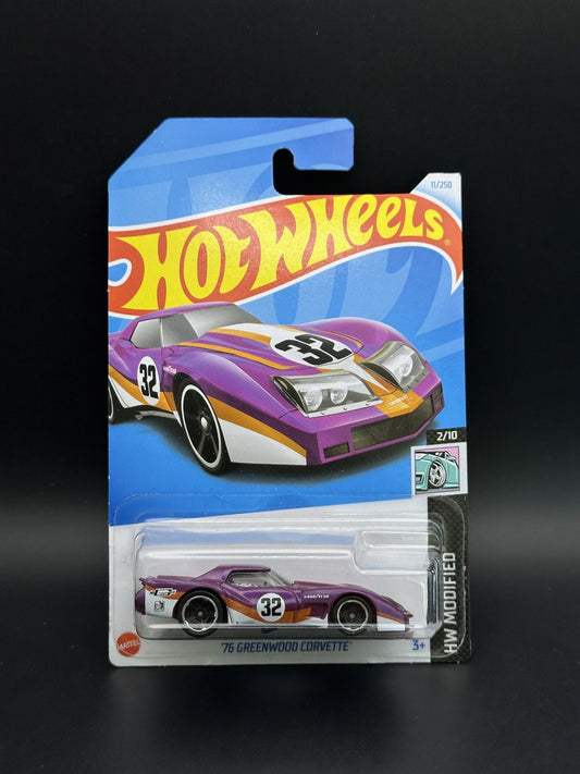 HOT WHEELS - 76 GREENWOOD CORVETTE (2024) - HW MODIFIED 2/10