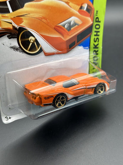 HOT WHEELS - 76 GREENWOOD CORVETTE (2014) - HW WORKSHOP MUSCLE MANIA