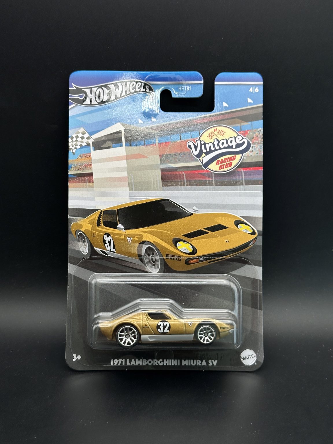 HOT WHEELS - 1971 LAMBORGHINI MIURA SV (2024) - VINTAGE RACING CLUB 4/6