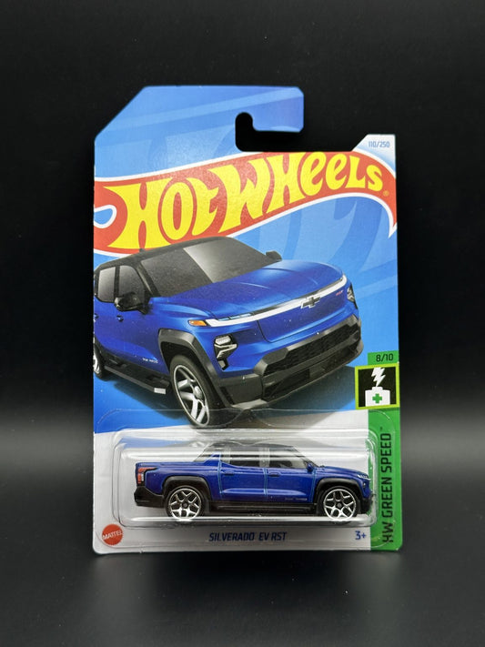 HOT WHEELS - SILVERADO EV RST (2024) - HW GREEN SPEED 8/10