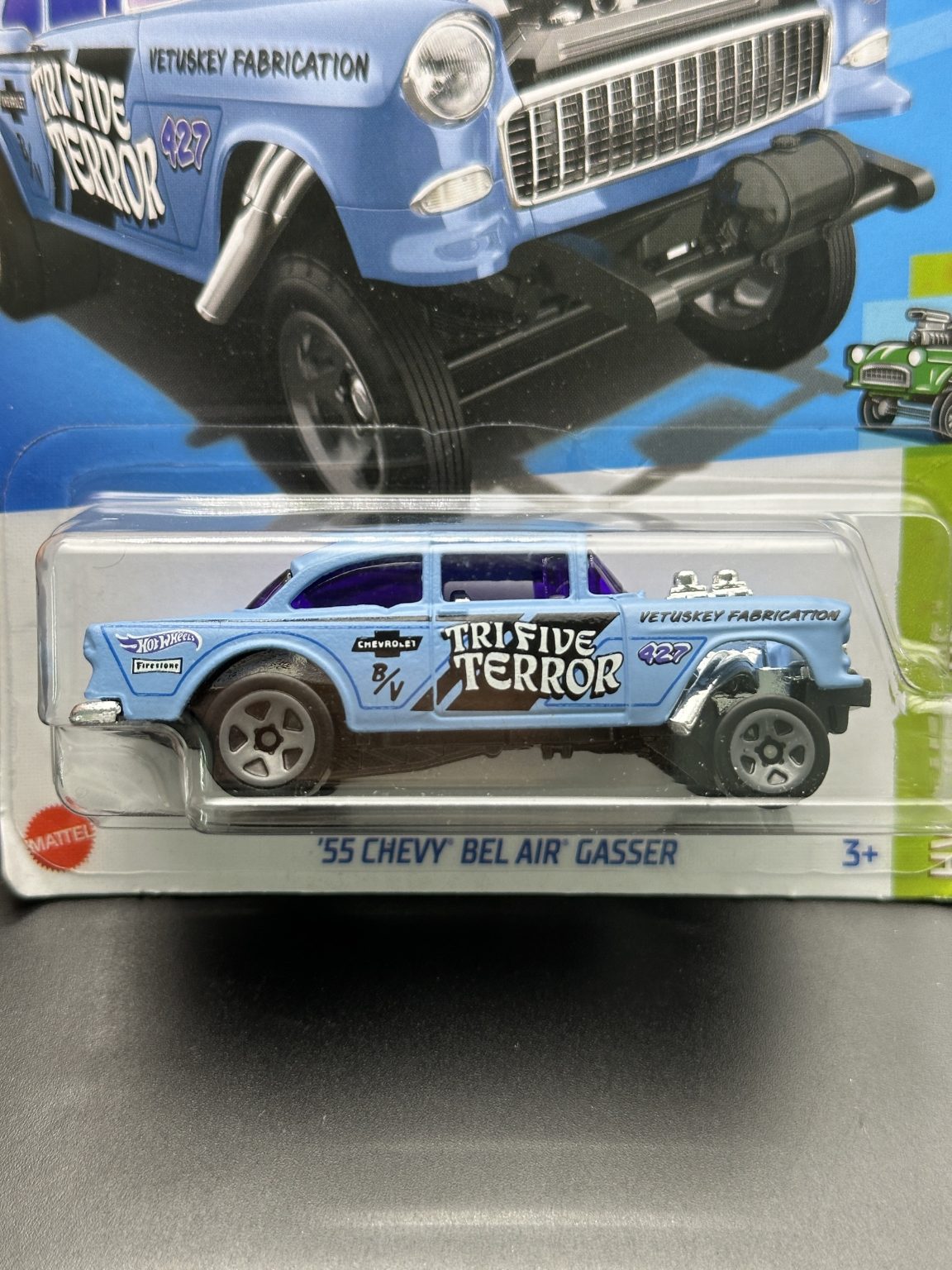 HOT WHEELS - 55 CHEVY BEL AIR GASSER (2023) - HW GASSERS 1/5