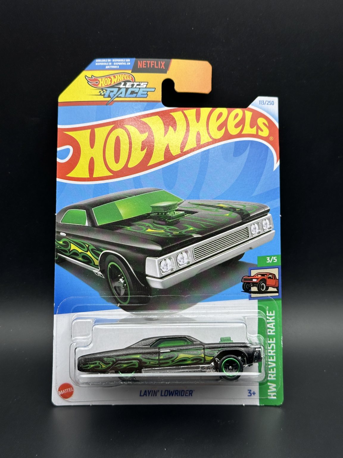 HOT WHEELS - LAYIN LOWRIDER (2024) - HW REVERSE RAKE 3/5