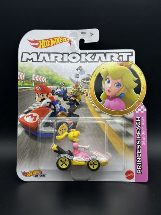 HOT WHEELS - PRINCESS PEACH - STANDARD KART - MARIO KART